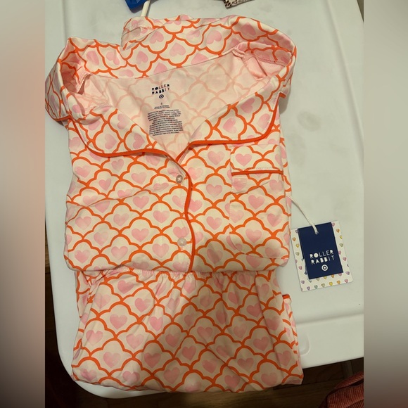 Roller Rabbit Hearts Geo Hearts Pajama Set - Picture 2 of 2